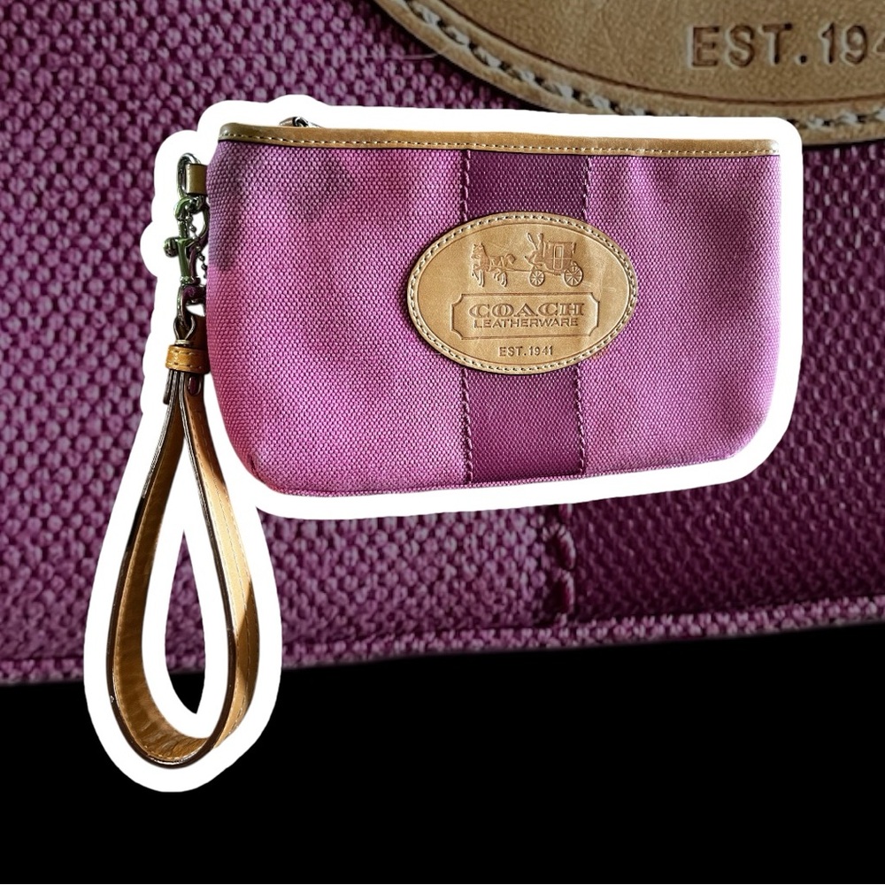 Coach Hampton Archive 10th Anniversary Wristlet